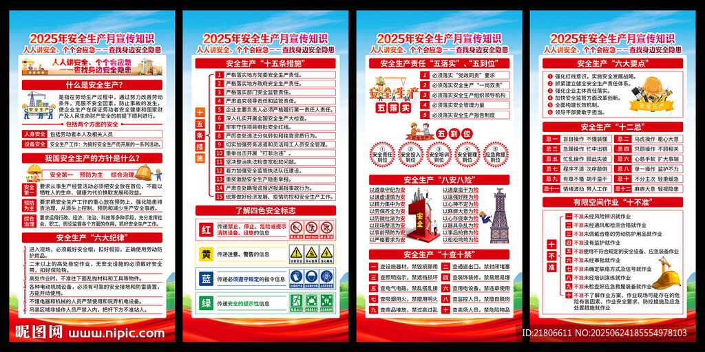 安全生产挂图