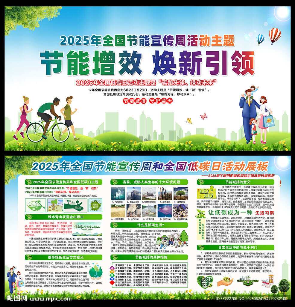 2025节能宣传周宣传栏