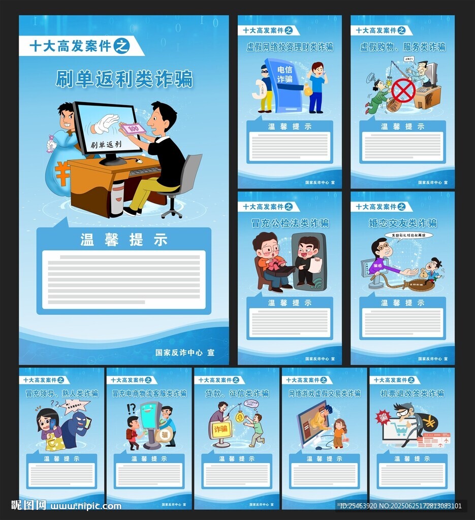 十大高发电诈