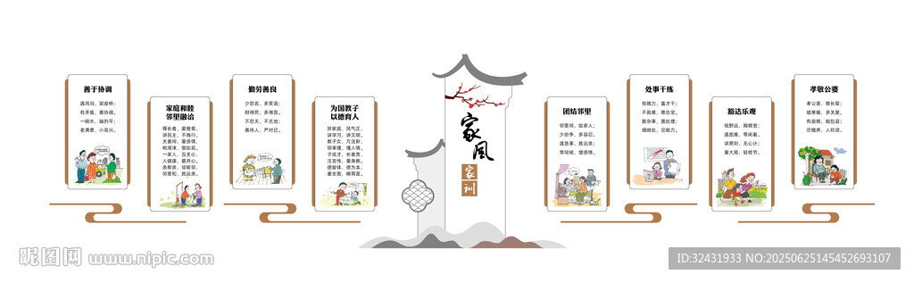 家风家训文化墙