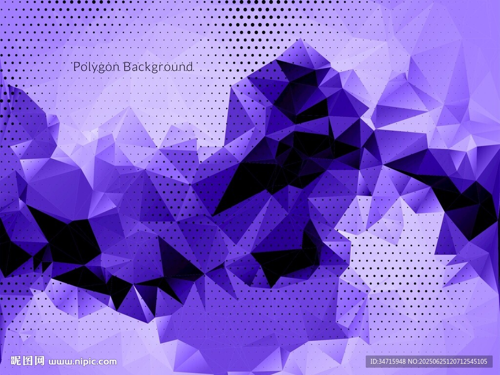 紫色多边形抽象矢量背景