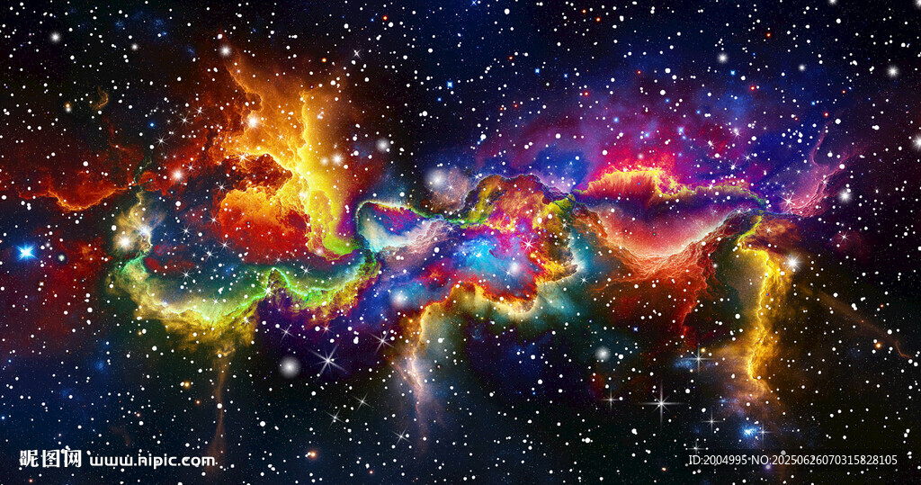绚丽多彩星空