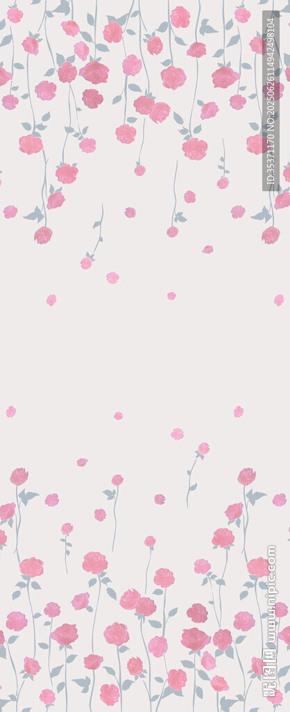 粉色碎花背景图案