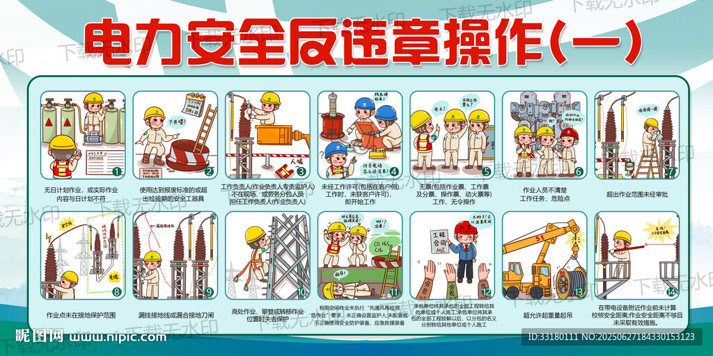电力生产反违章操作