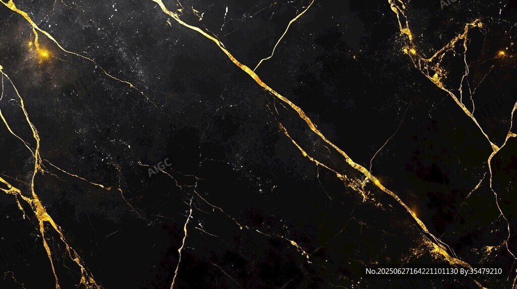 黑金大理石纹理背景图案