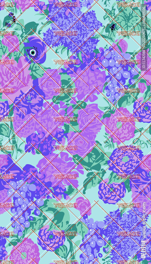 定位花 大牌 方巾 时装 女装