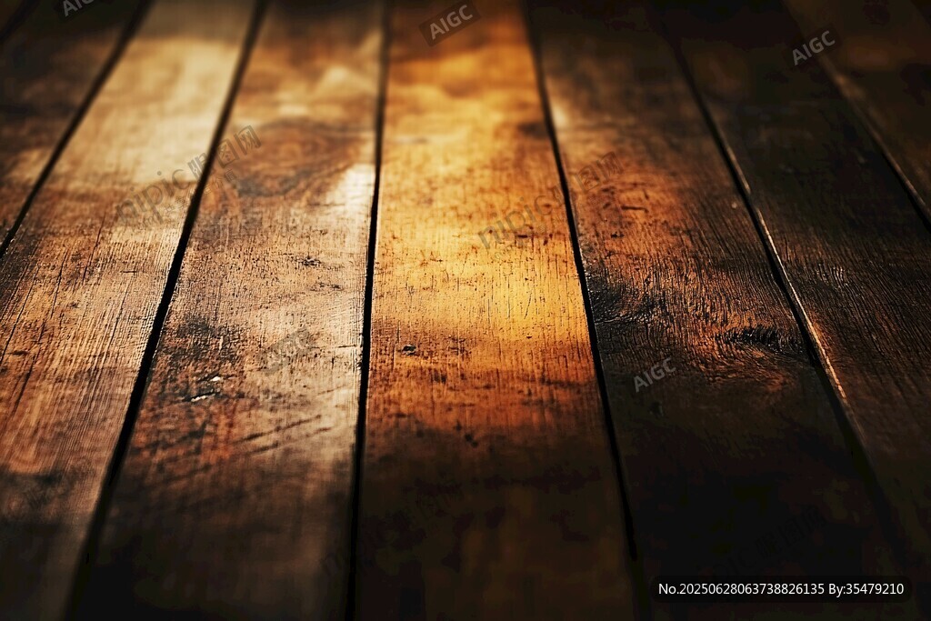 复古木质地板纹理特写