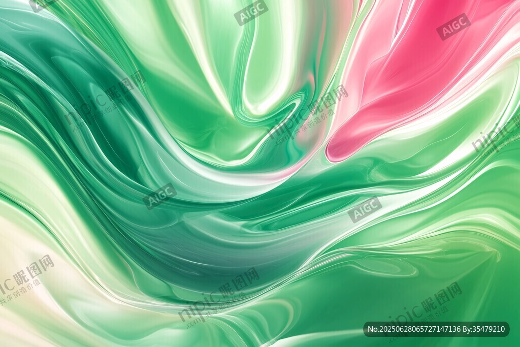 梦幻渐变流体艺术背景