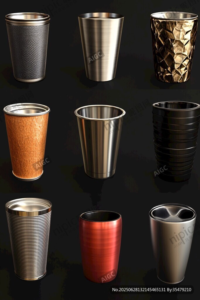 多样不锈钢杯展示