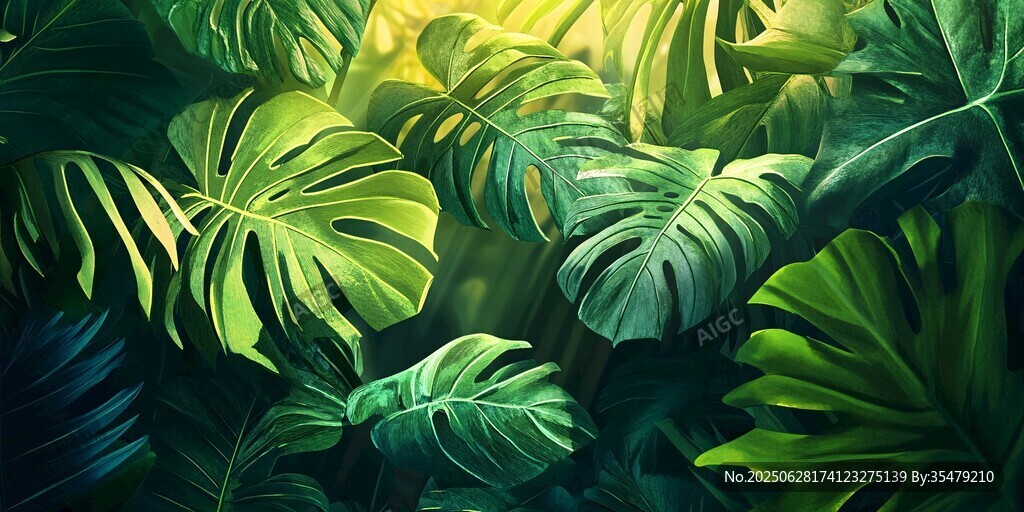 梦幻热带绿植景观