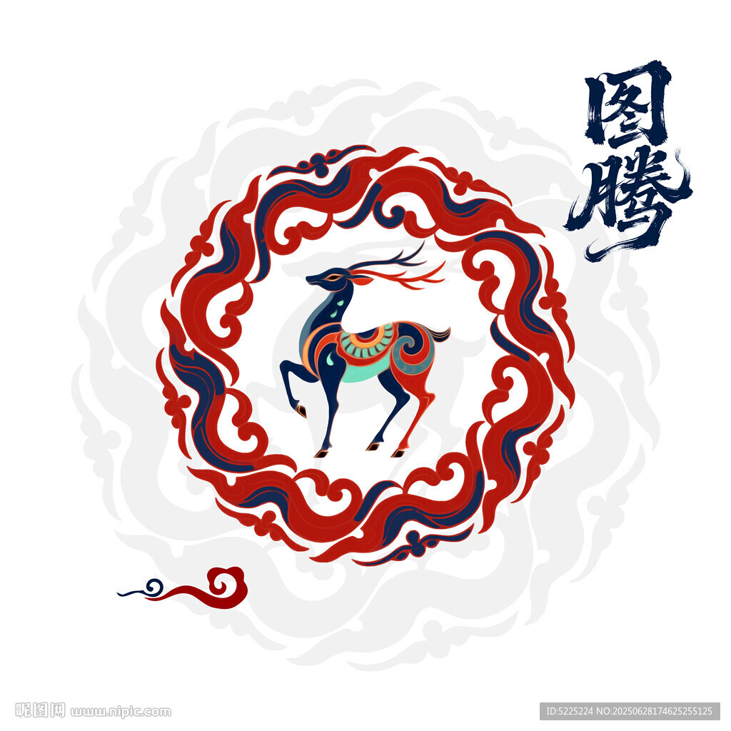 敦煌九色鹿图案