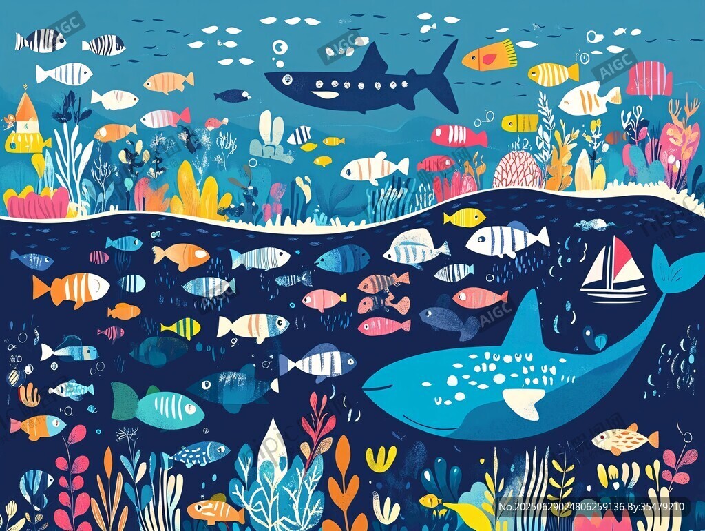 海底梦幻世界 多彩海洋生物