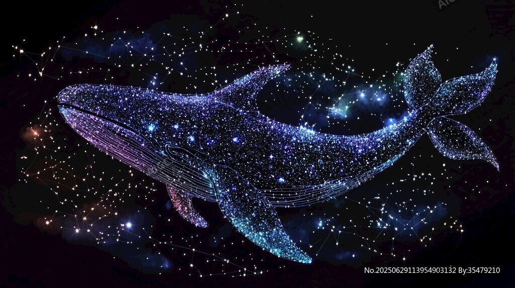 星尘鲸鱼 梦幻宇宙之影