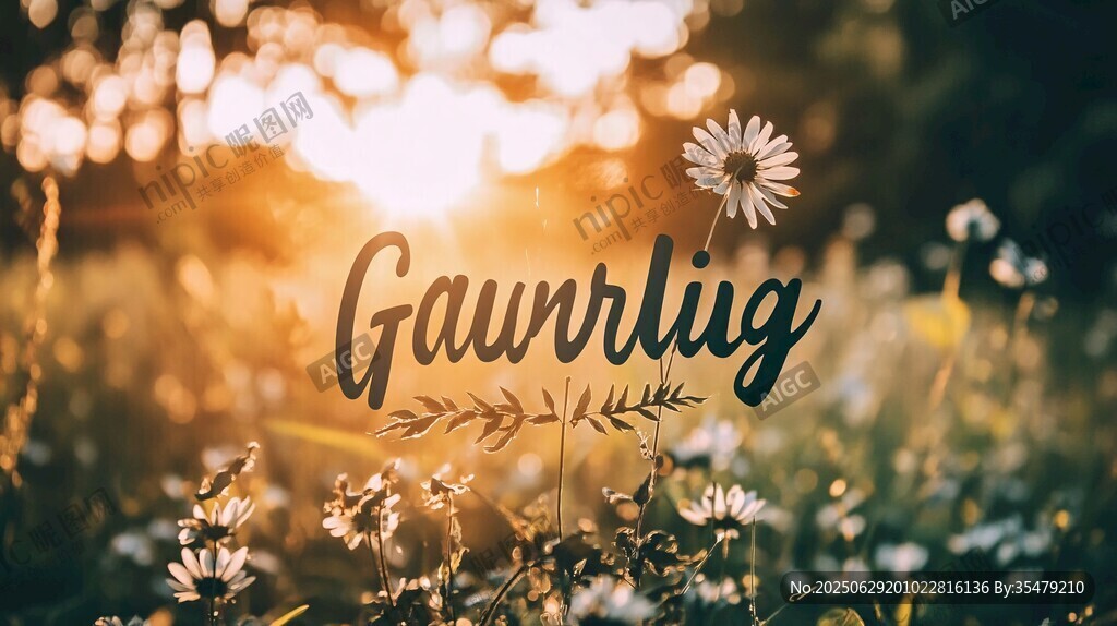 阳光雏菊下的 Gawrlig