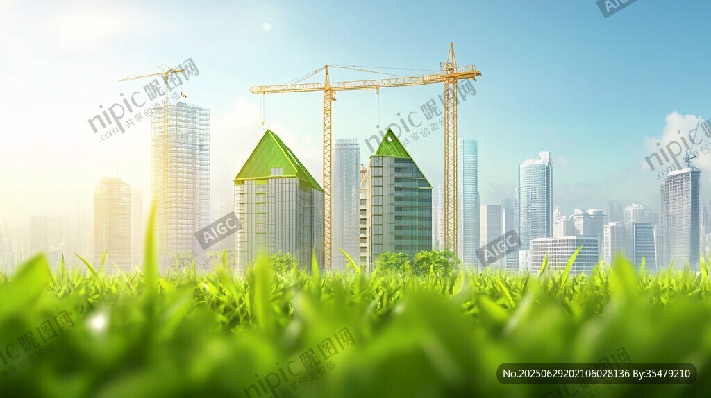 绿色城市建设中的蓬勃生机