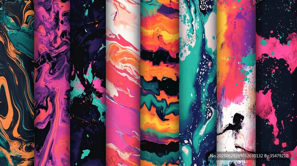 绚丽多彩流体艺术图案集