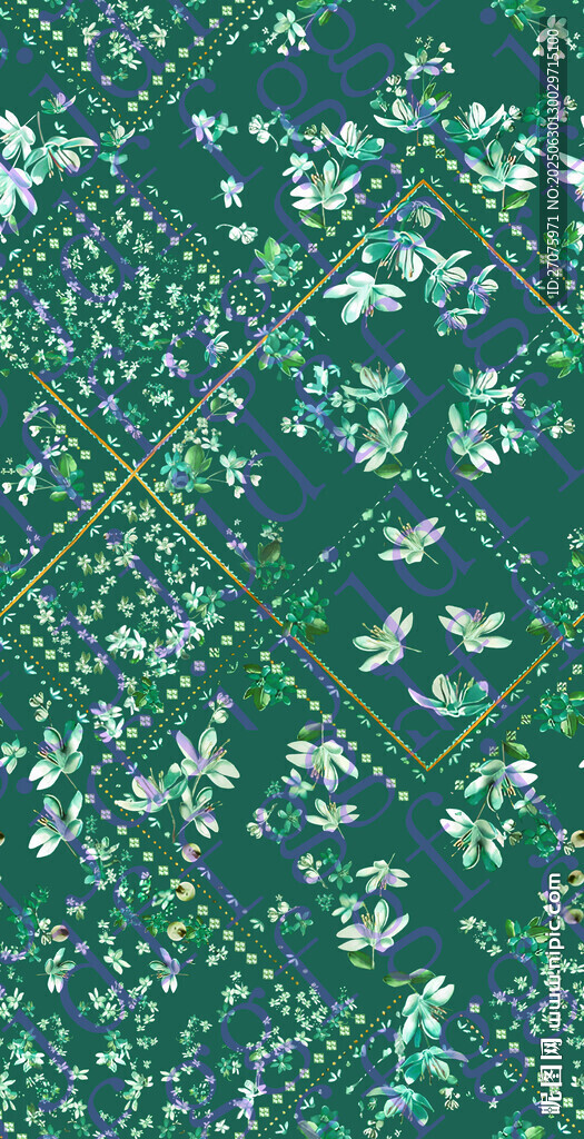 几何花