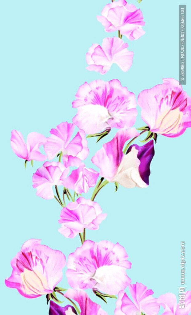 手绘花