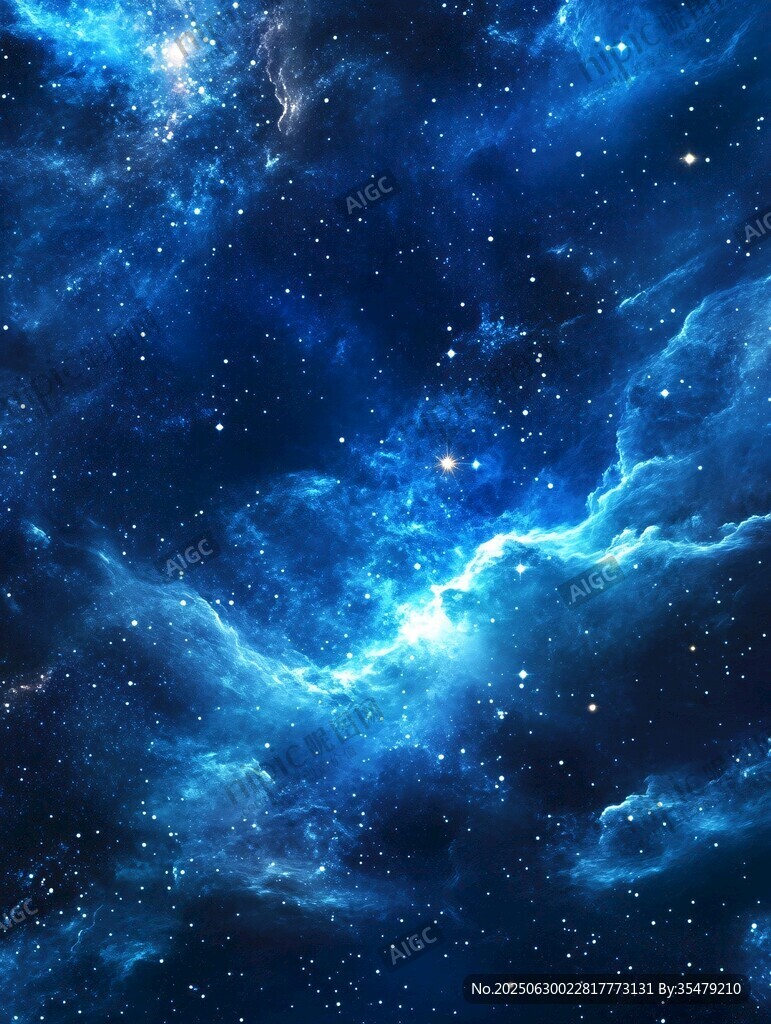 梦幻深邃的宇宙星空图景