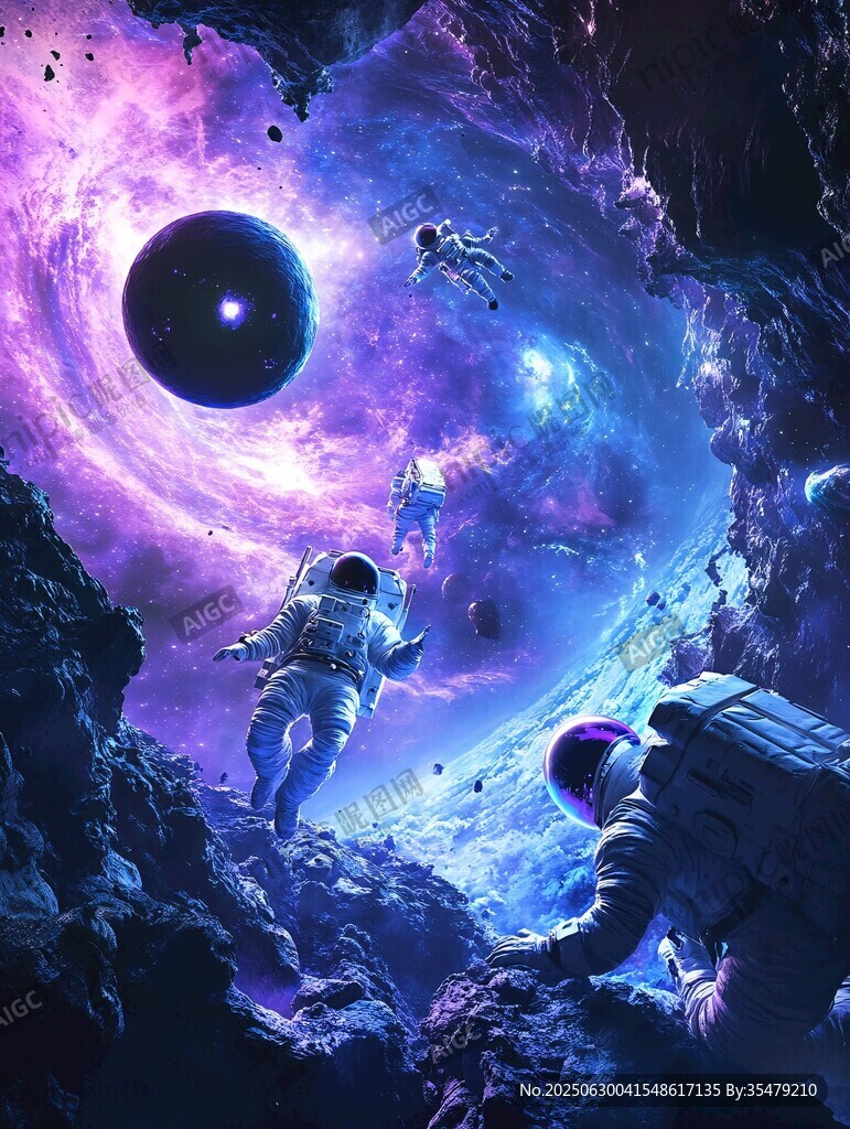 梦幻宇宙中的宇航员探索