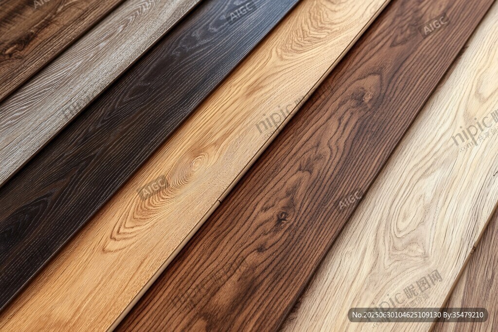 多样木纹地板展示