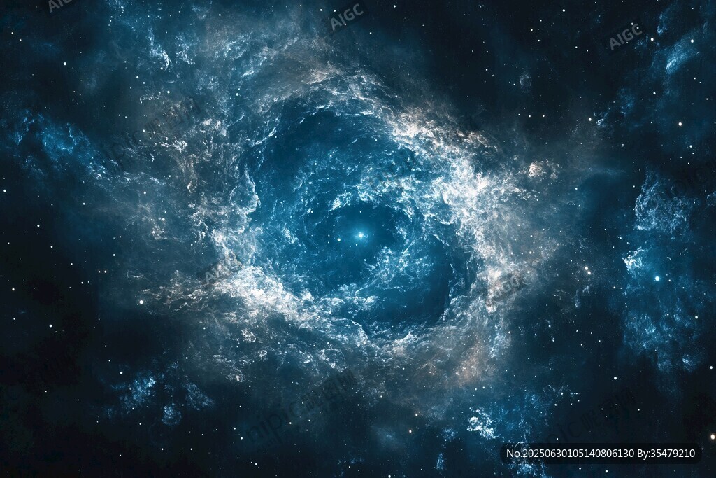 深邃宇宙星云梦幻景象
