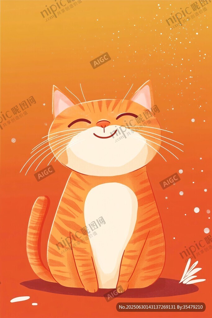 快乐橘猫的惬意时光
