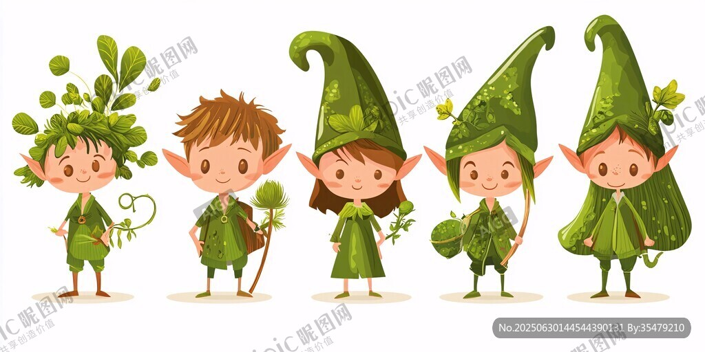 可爱小精灵们的奇幻装扮