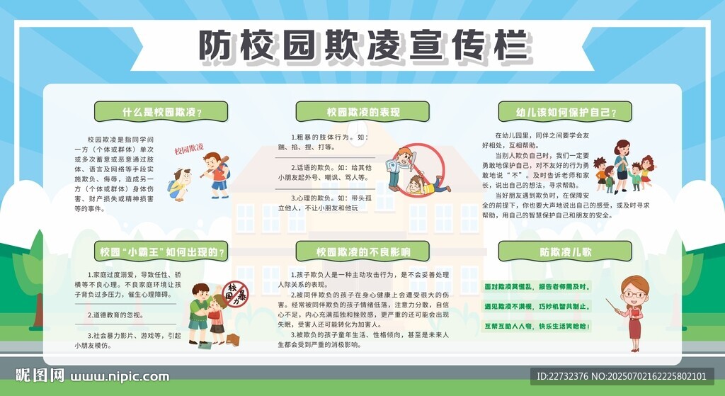 校园欺凌宣传栏