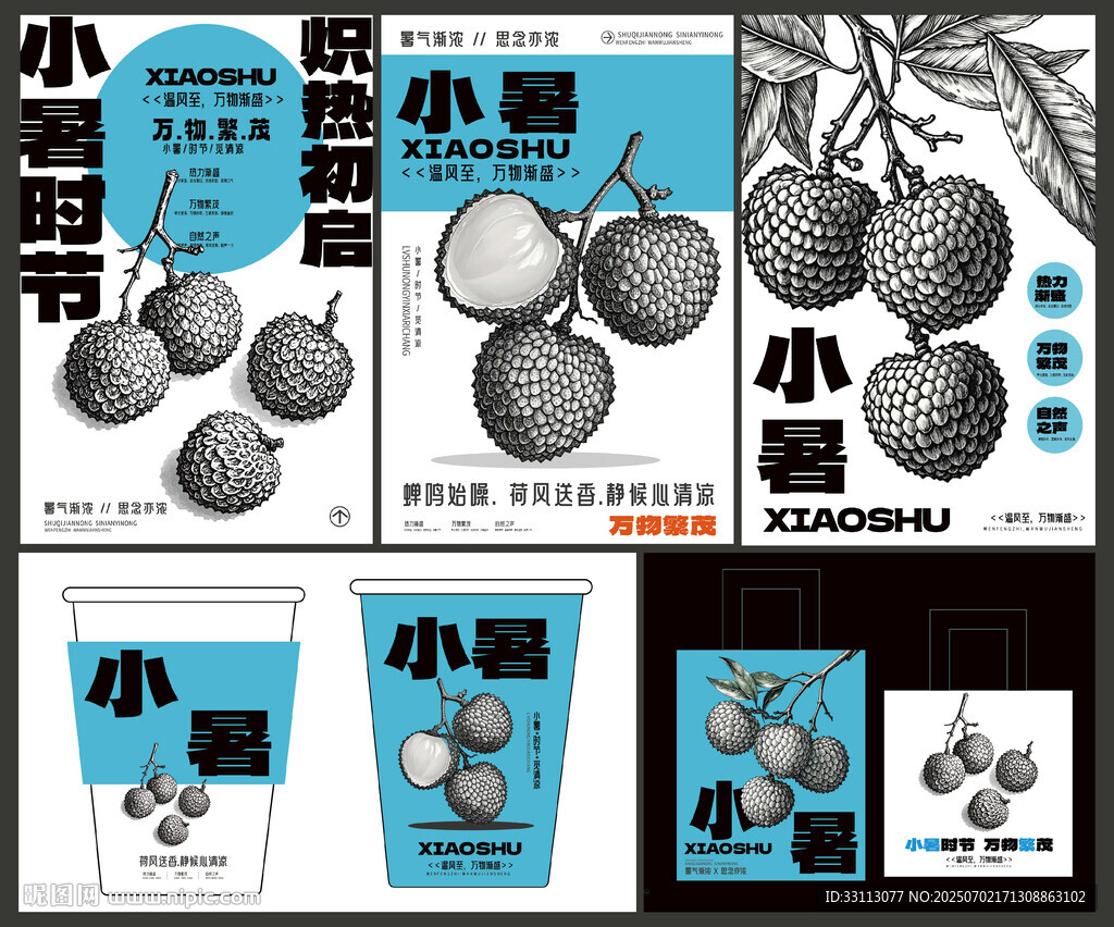 小暑荔枝VI创意设计