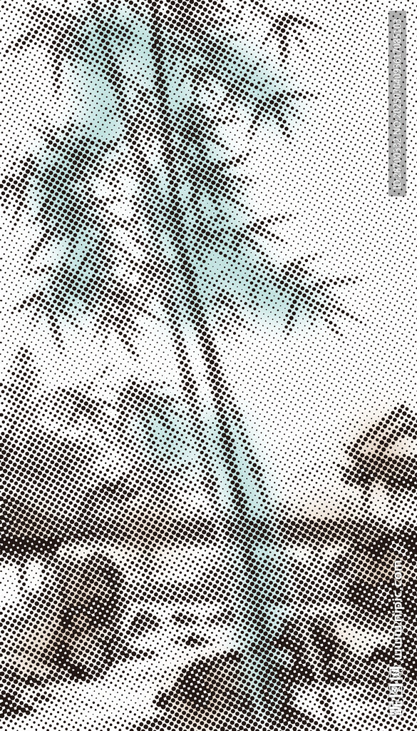 圆点水墨竹子