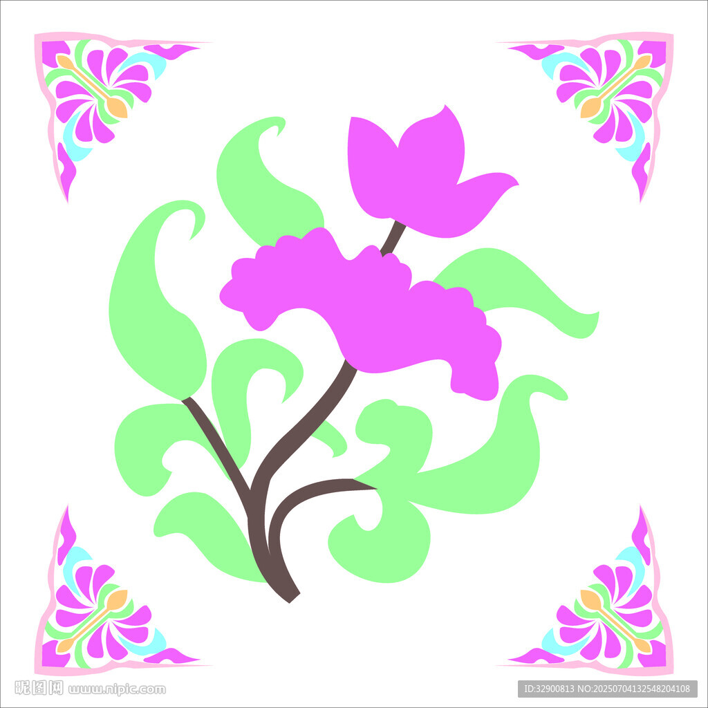 花卉装饰图案