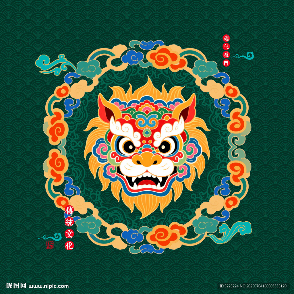 龙头图案
