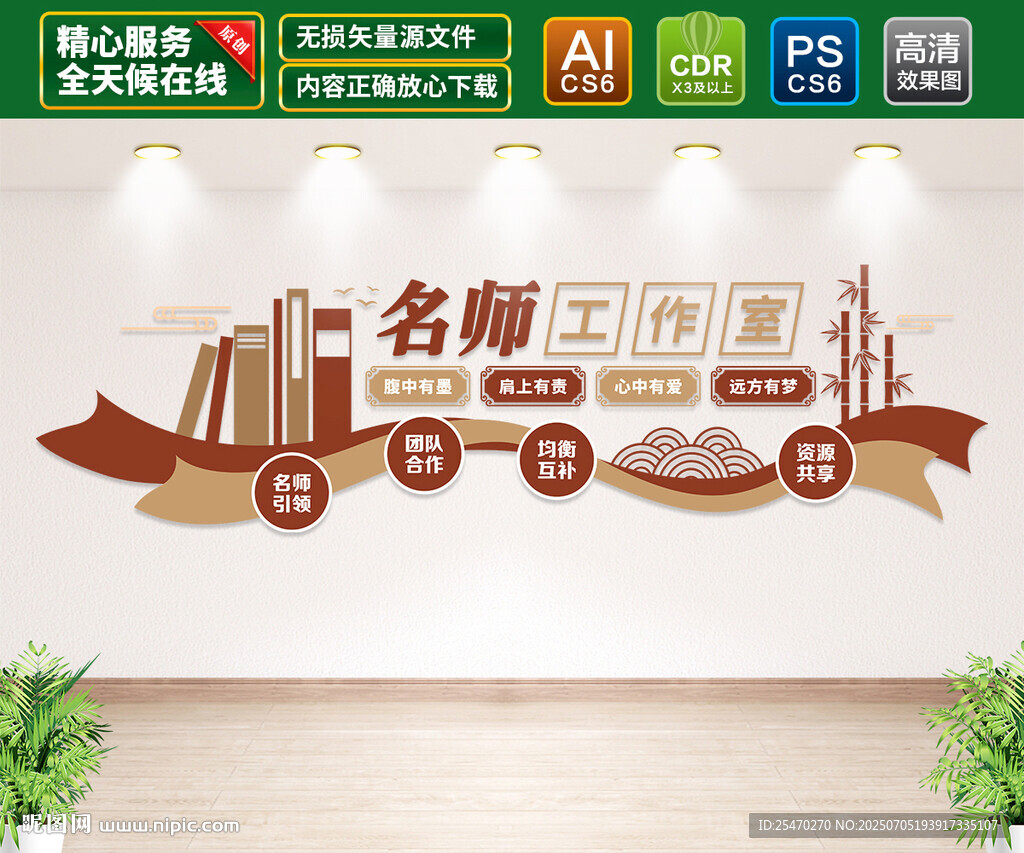 名师工作室文化墙