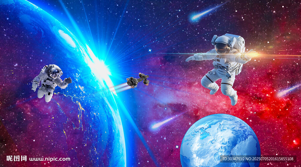 梦幻宇宙星空软膜背景