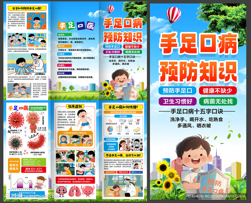 手足口病三折页