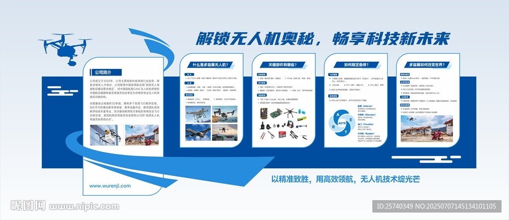 无人机文化墙