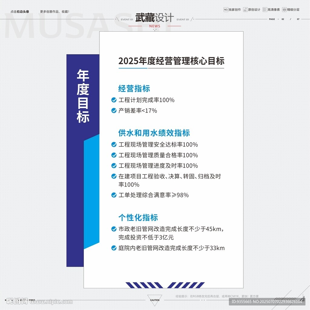 核心管理目标
