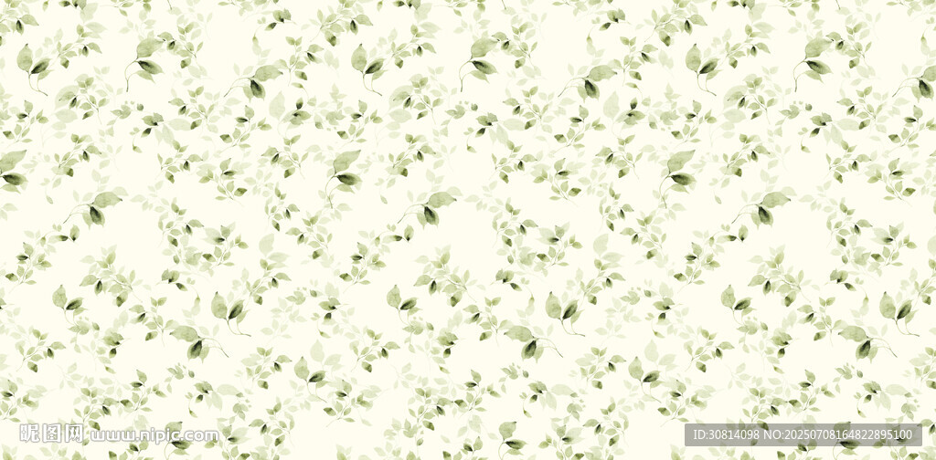 浅绿色碎花纹理背景图