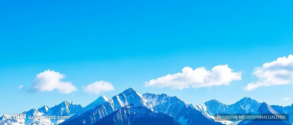 壮丽雪山美景