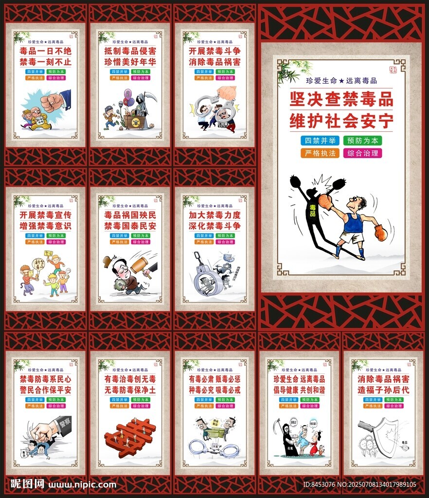 禁毒展板