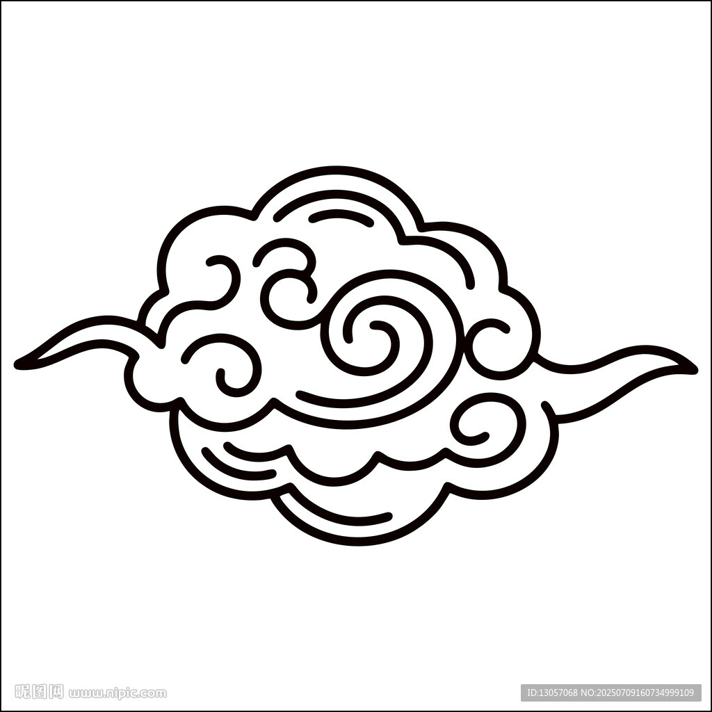 传统中式云纹图案