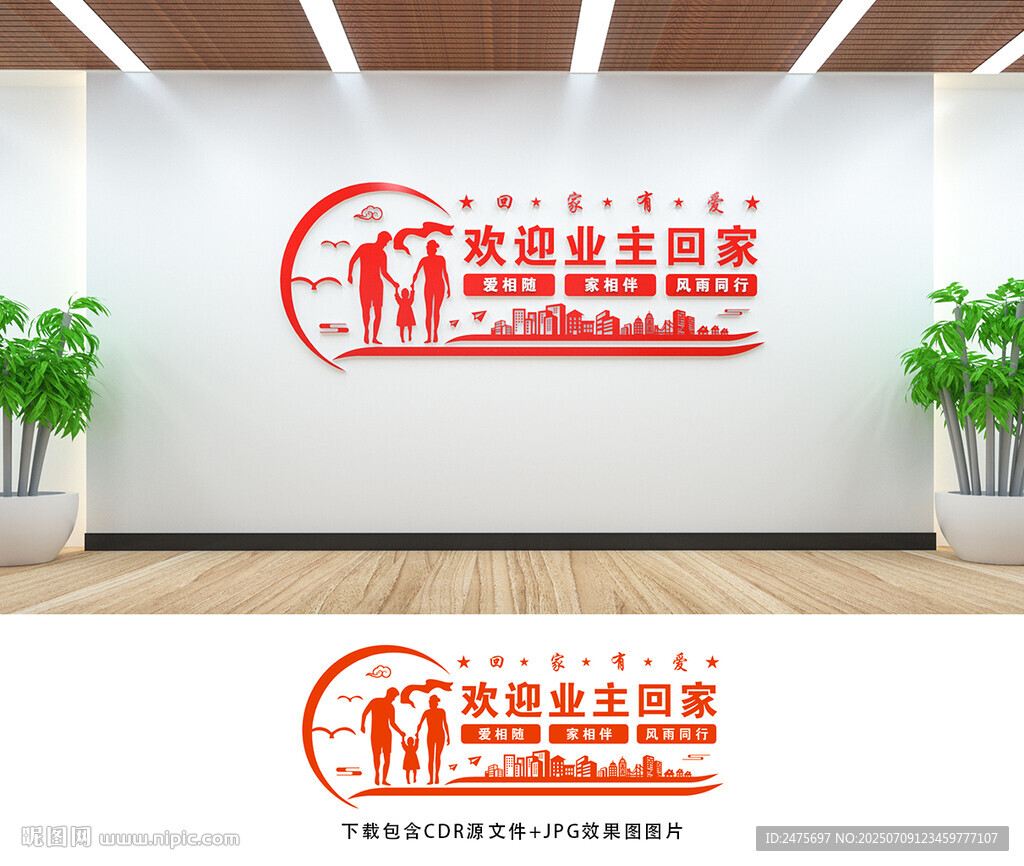 欢迎业主回家