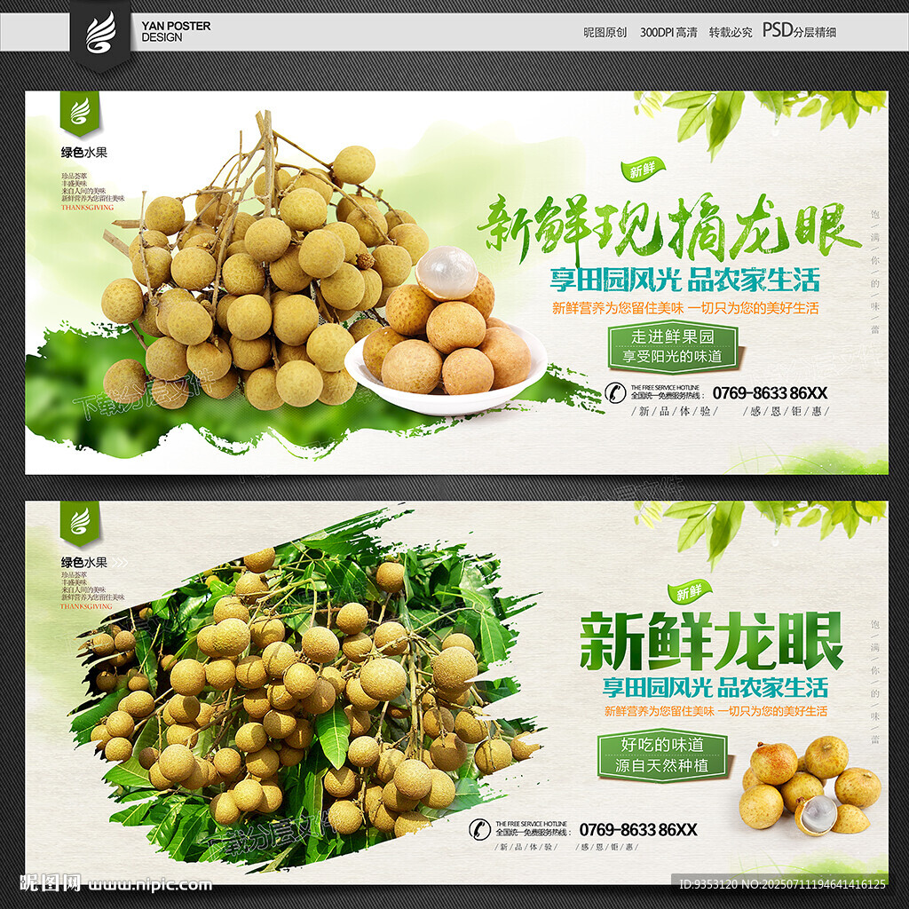 新鲜龙眼