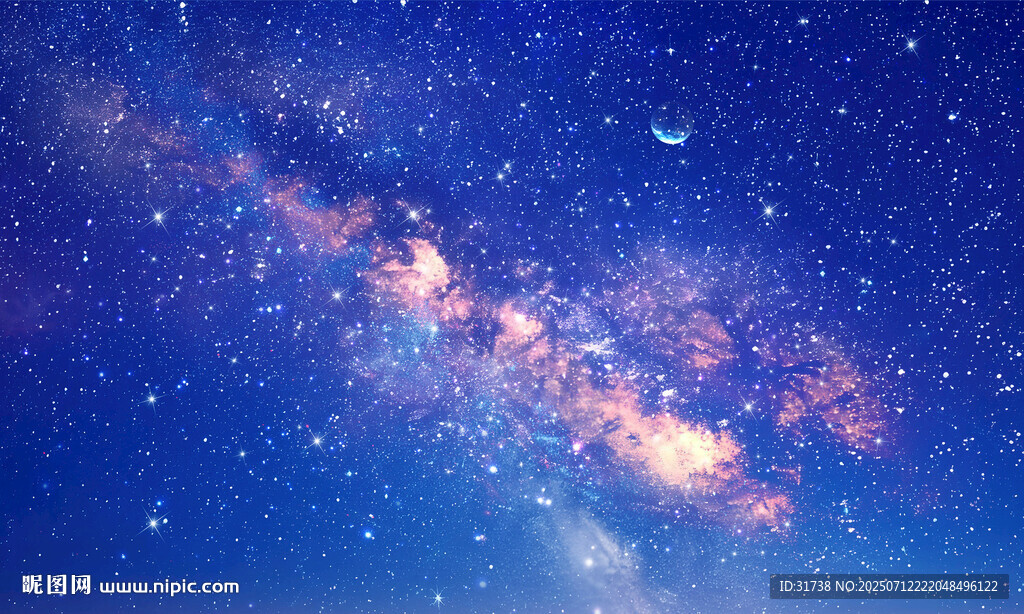 蓝色星空软膜天花灯箱