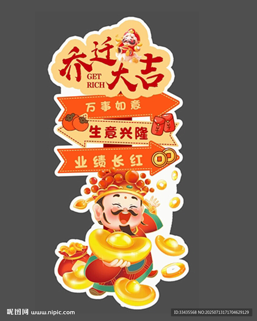 乔迁宴指示牌 