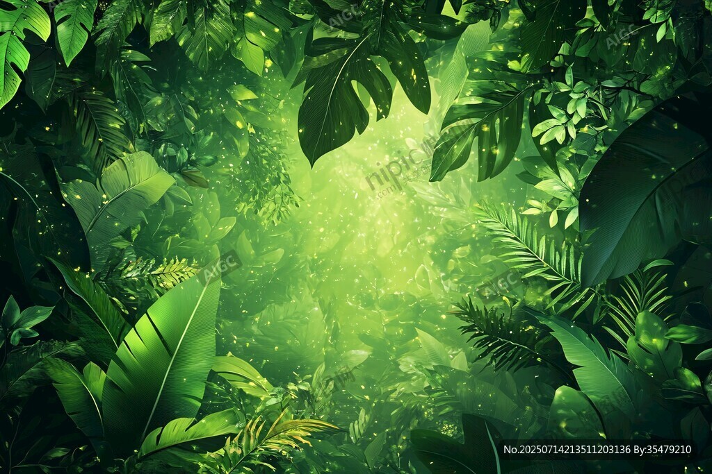 梦幻绿意丛林景观