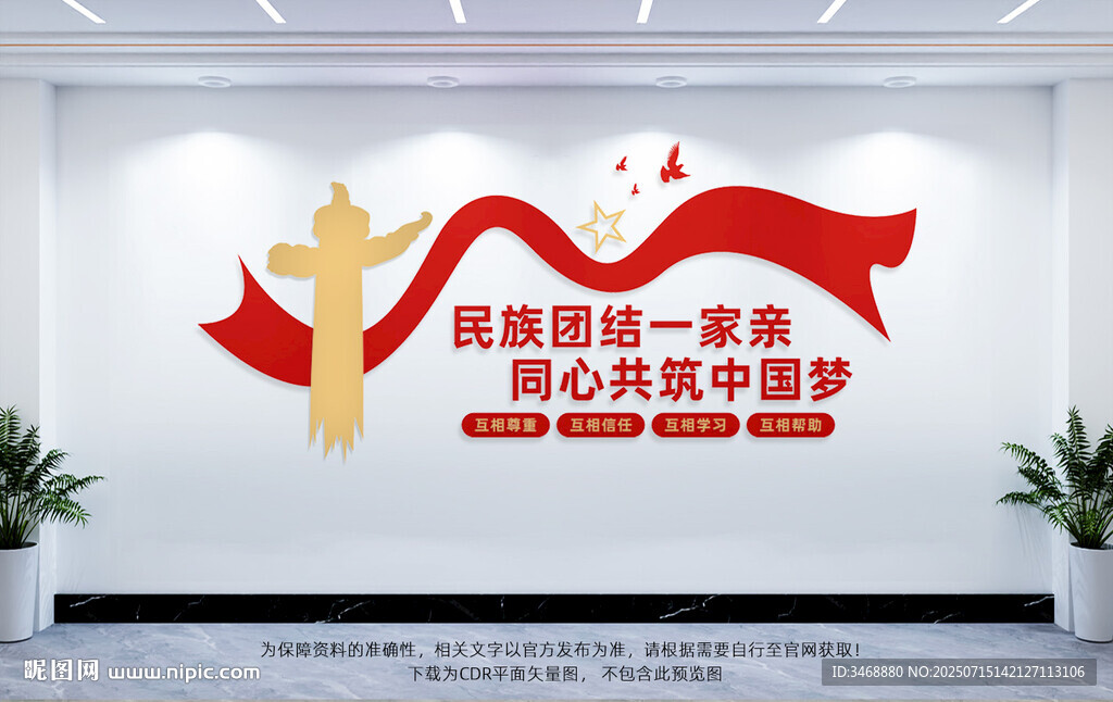 民族团结文化墙