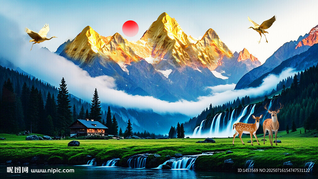 日照金山