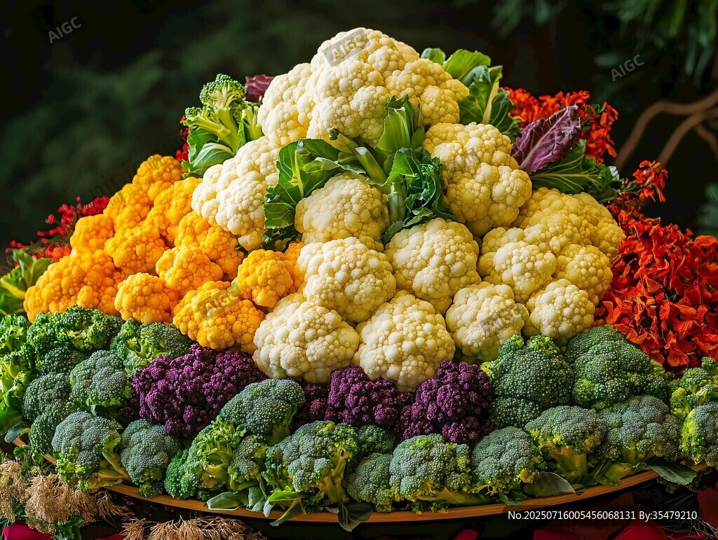 多彩花椰菜拼盘